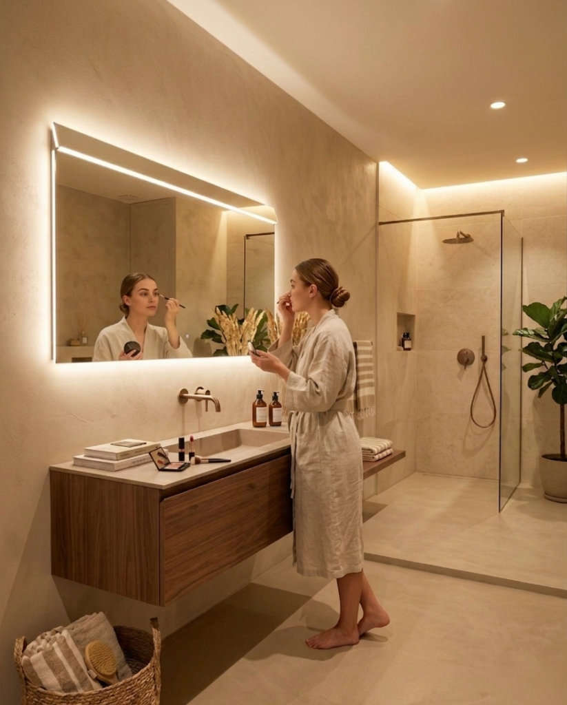 Espejos de baño para maquillaje